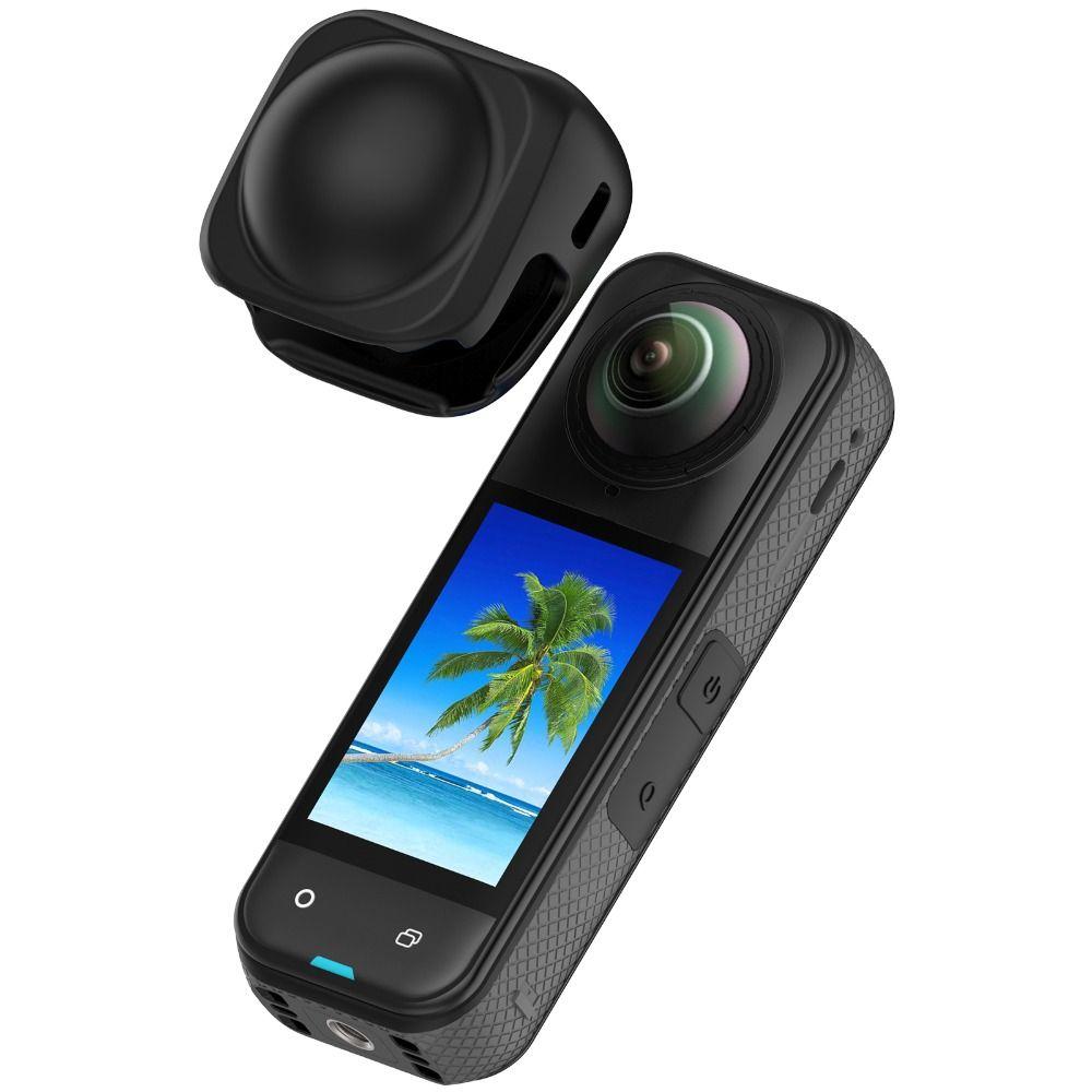 Silicone Lens Protector Lens Protective Cover for Insta360 X5/X4 Panoramic Camera Accessories