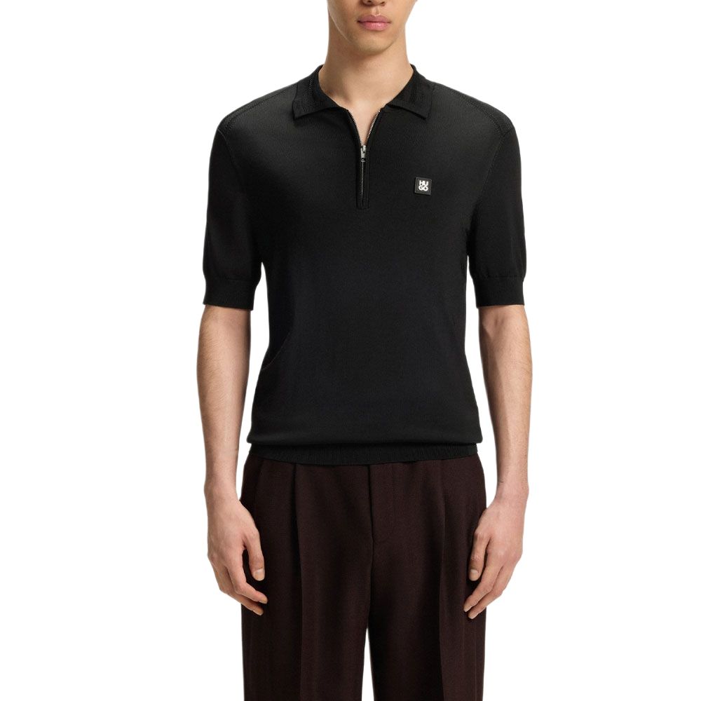 Hugo Boss zip logo polo shirt 50542750-001