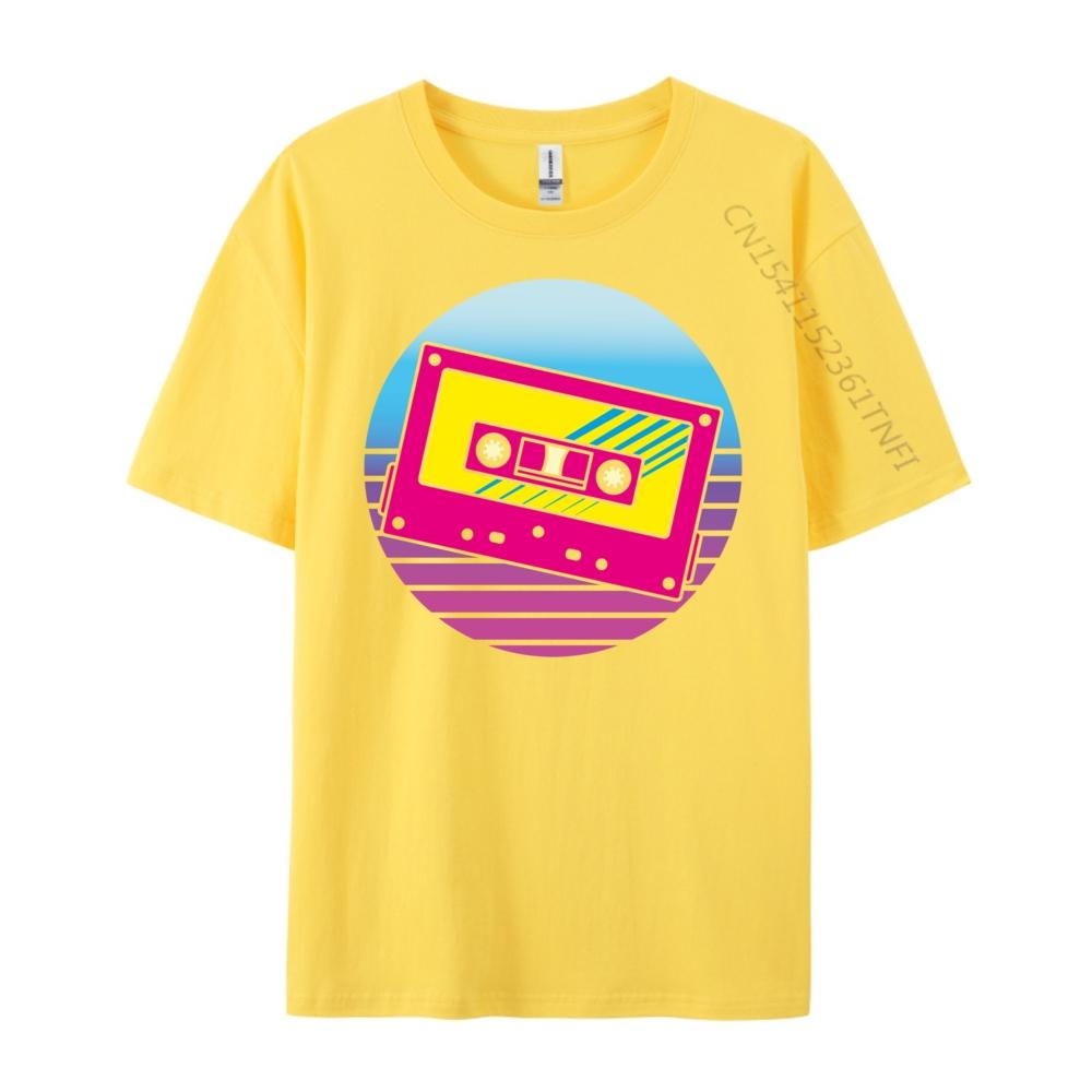 Retro 80s Music Lover 1980s Mixtape Cassette Graphic Tees Unisex Oversize Man T-shirts Shirts Unisex Graphic Funny Shirt