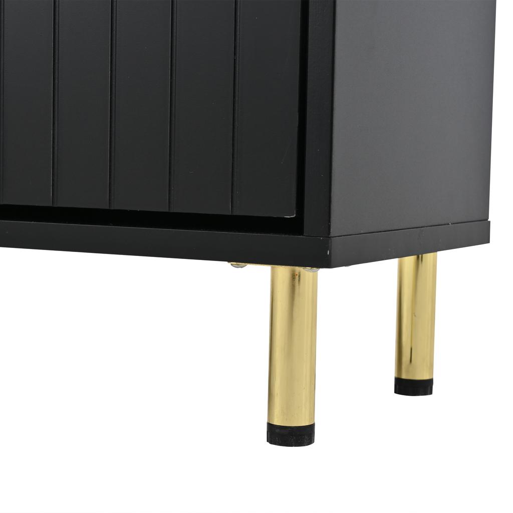 Shoe Cabinet with 3 Flaps, Narrow Shoe Rack Shoe Tilt Cabinet, with 6 Compartments, Adjustable, Anti-Tip Device for Entryway, 80*23.5*123.5cm, Black