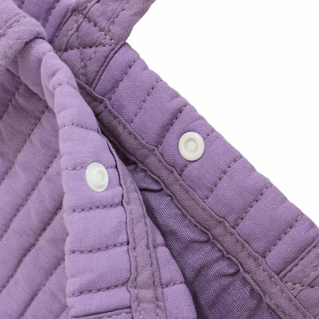 1230 Quilted Tote Bag SC A4 Wide Ible [Rootote] (Mauve)