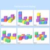 Детский куб, строительный блок, игра для 2 игроков, битва, геометрический куб, штабелирование, согласованная интерактивная настольная игра для родителей и детей, развивающая игрушка для мальчиков и девочек, подарок
