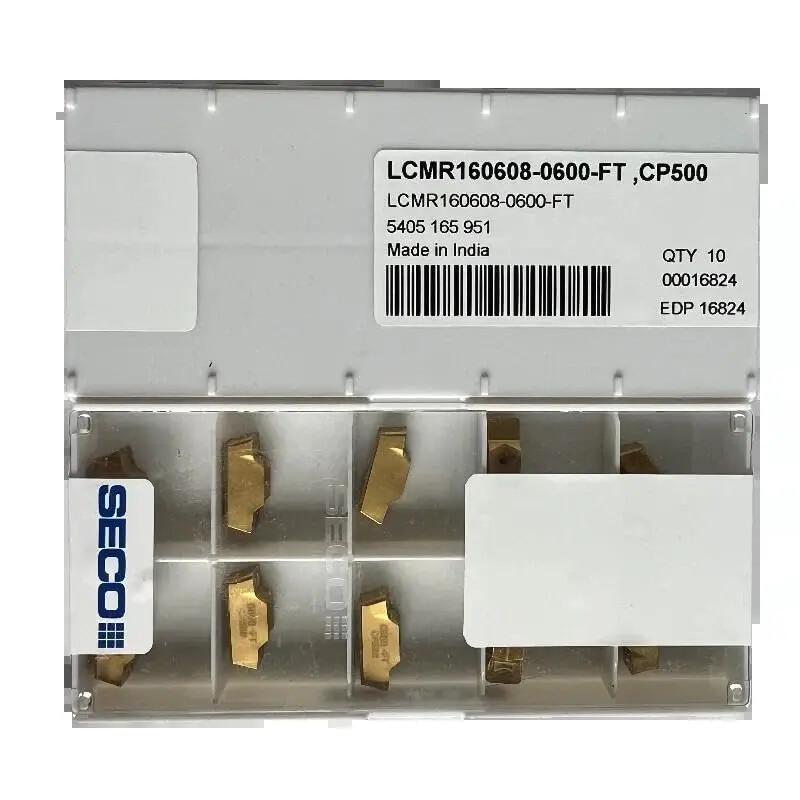 LCMR160608-0600-FT, CP500 / Industrial indexable Carbide Inserts 10 Pcs