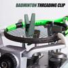 Алюминиево-цинковый цинковый сплав Бадминтон Летающий зажим 4 зубца Зажим для струн ракетки Для любителя