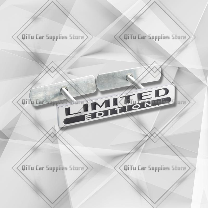 Zinc Alloy Limited Edition Badge Car Body Trunk Emblem 3D Grille Sticker For Nissan Suzuki Geely Skoda Subaru Fiat Chery Toyota vg5