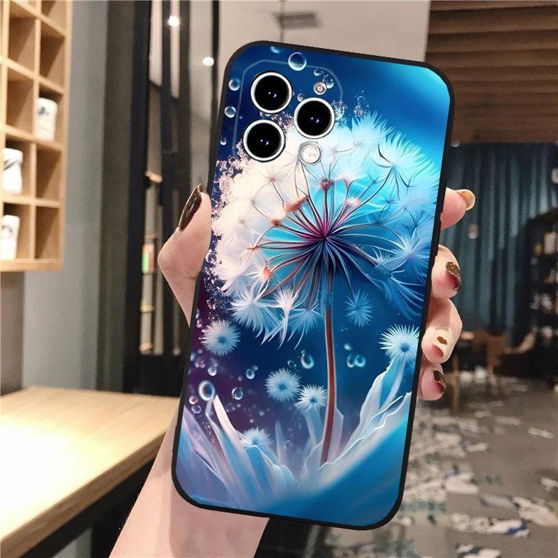 Красивый чехол для телефона с изображением одуванчика для iPhone Samsung Galaxy Redmi Xiaomi Oppo OnePlus Note SA 7 8 9 10 11 12 13 14 20 21 22 23 53 54 Pro Max Plus Ultra