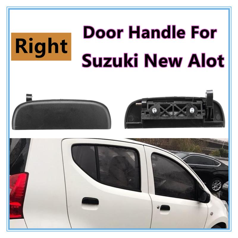 Детали наружной дверной ручки Suzuki New Alto, детали наружной дверной ручки спереди и сзади автомобиля, левая и правая, черная наружная дверная ручка