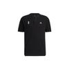 Футболка Henley Sport Casual с коротким рукавом для мужчин, черная GP1816