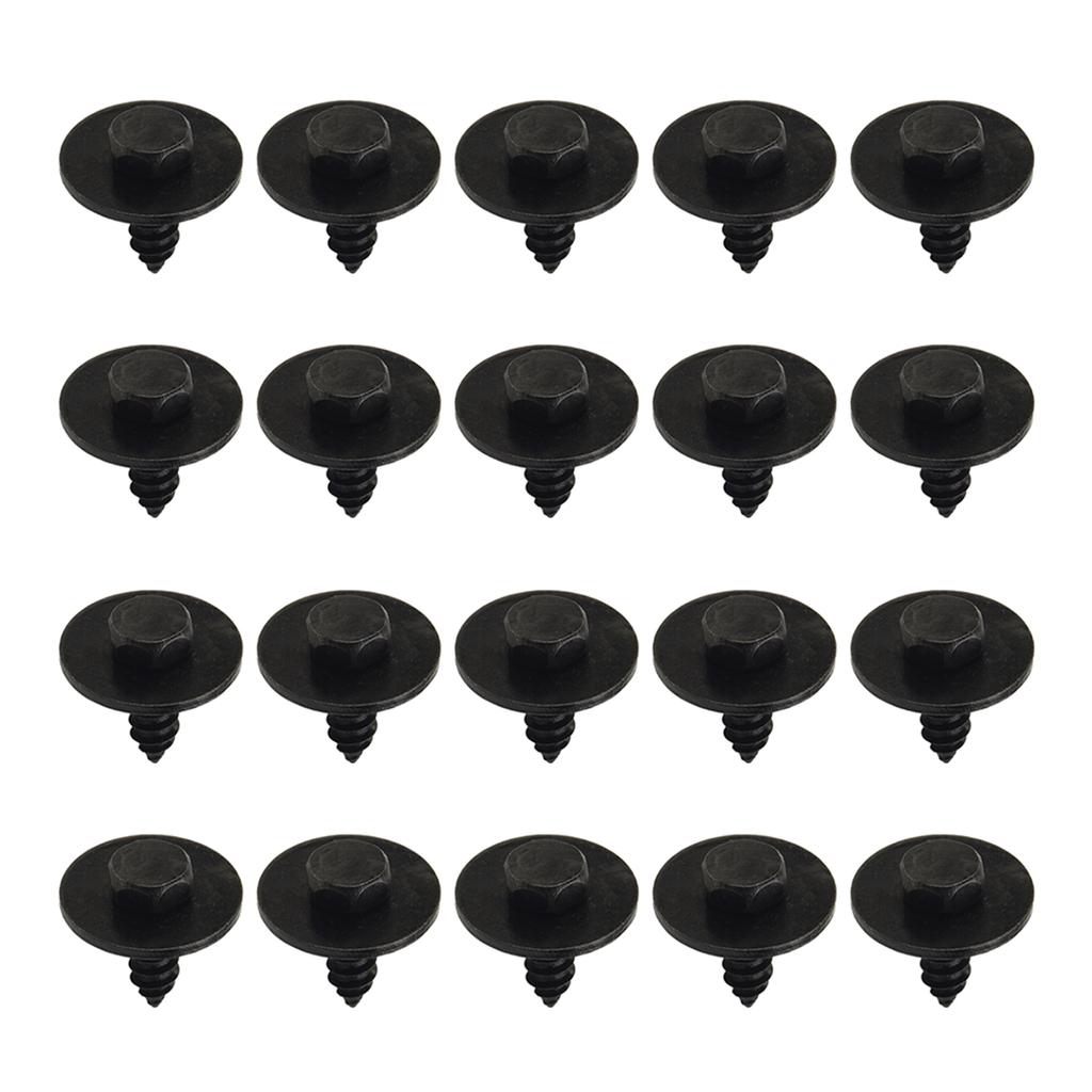 40 шт. 8 мм шестигранная головка болта для BMW E81 E82 E88 E21 E32 F07 F11 R50 Z3 шасси защита двигателя металлические гайки/винтовые шайбы U-образный зажим