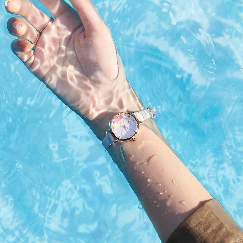 Female Student's Watch Retro Simple Literary and Artistic Compact Small Dial Waterproof Temperament Quartz Watch Ladies Watch