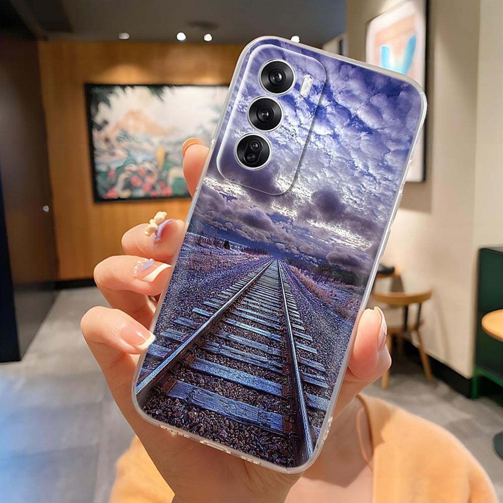 Чехол для Oppo Reno 12 Pro Чехол Мягкий ТПУ Прозрачная Крышка Милые Расписные Силиконовые Чехлы Для Oppo Reno12 12Pro 5G Защита Телефон Coque