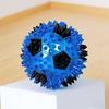 Bite Resistant Squeaky Dog Toy Colorful Spiky Massage Ball  Indoor Entertainment