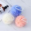 Premium Enlarged Durable Bath Ball - Soft, Solid Color, Non-Dispersing Foaming Net for Effective Back Rubbing and Bathing
