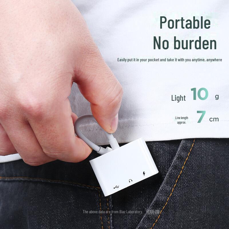 Аудио USB-адаптер Biaz Type-C на 3,5 мм