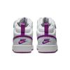 Nike Court Borough Mid 2 GS Pure Platinum Vivid Purple Детские кроссовки Серо-белые Мятно-пенистые CD7782-009