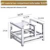 Heavy-Duty Stainless Steel Cutting Board Storage Rack