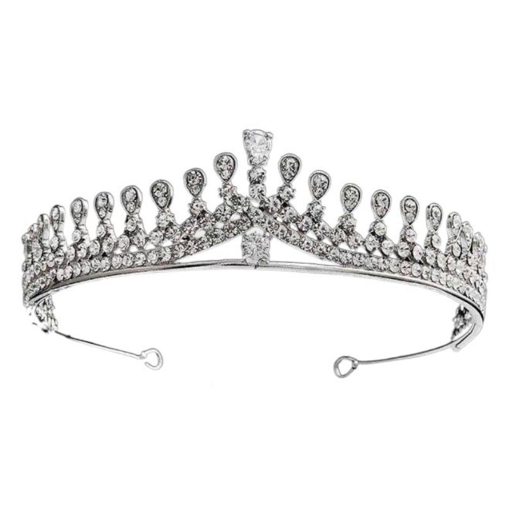 Hair Jewelry Wedding Hair Jewelry Zircon Princess Tiara Diadem Rhinestone Headband  Girls