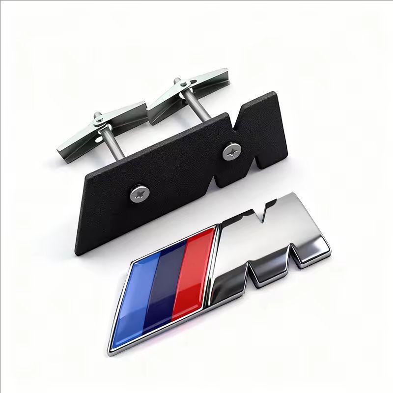CTCE1 3D ABS/Metal Car Styling Front Grille Badge Emblem Accessory For BMW M E46 E90 E60 F30 F10 E39 E36 F20 G30 G20 E87 E92 E91 E30