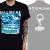 Футболка Bathory Nordland 100% Хлопок С Графикой Мужская Женская Летняя Уличная Одежда Топ