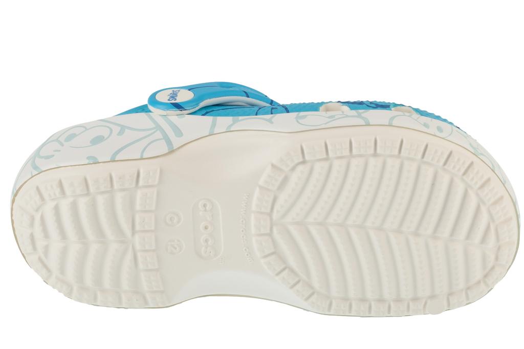 Crocs Классические сабо Смурфики Детские, для мальчика синие шлепанцы