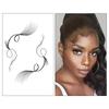 Челка Сломанные волосы Тату-наклейка Детские волосы Тату Линия роста волос Парик Наклейка Виски Край Наклейка