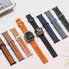Совместимо для Apple iWatch 11: Двухцветный магнитный силиконовый ремешок для часов Apple S9/8 Ultra.