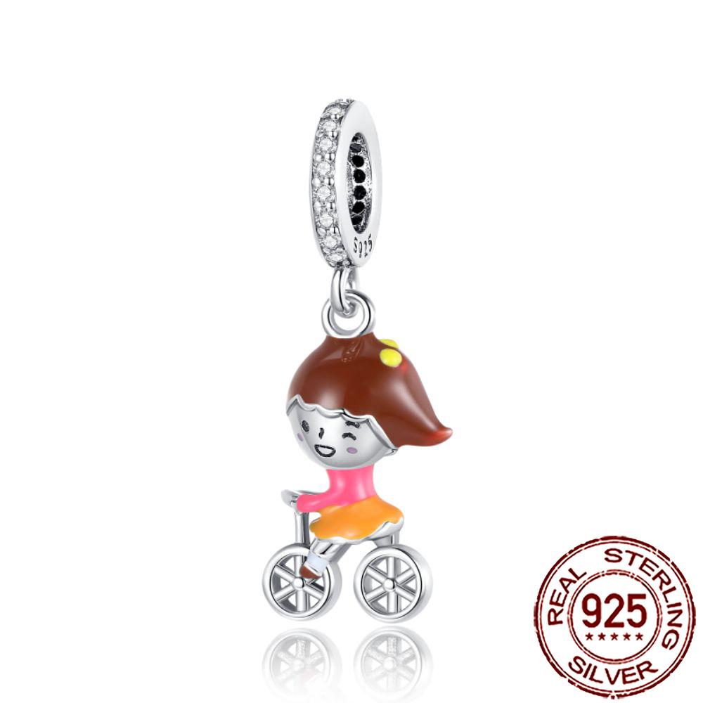 New Charms 925 Silver Sister Daughter Mum Mother Family Love Heart Beads Fit Origina Bracelet Necklace DIY Jewelry
