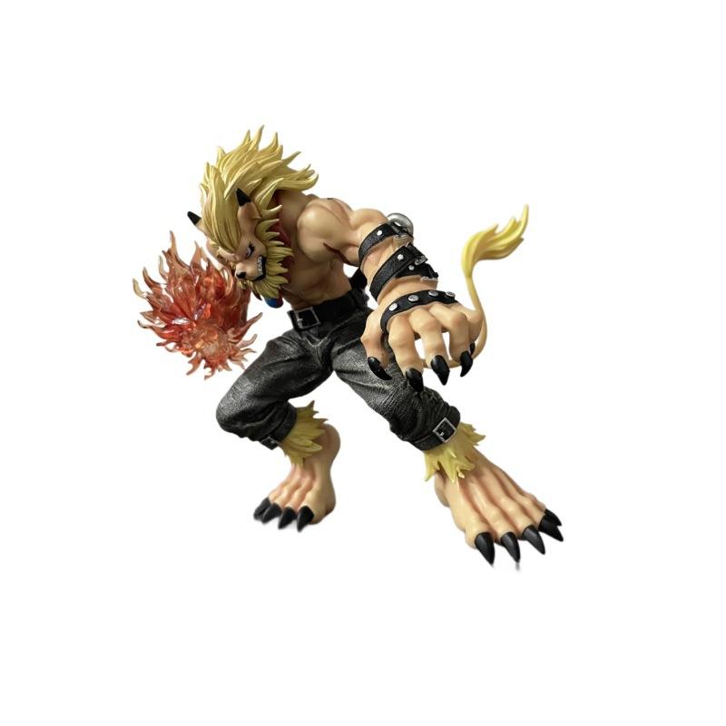 Lion Beast Digital Baby Evolution Set Photo Jian Animation Tide Play Peripheral Desktop Gifts GK Figure Model Ornament
