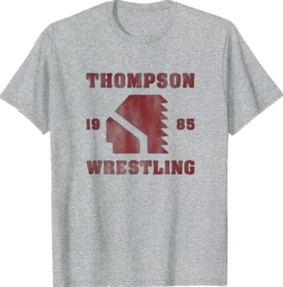 Thompson Wrestling 1985 Иконический Дух Футболка