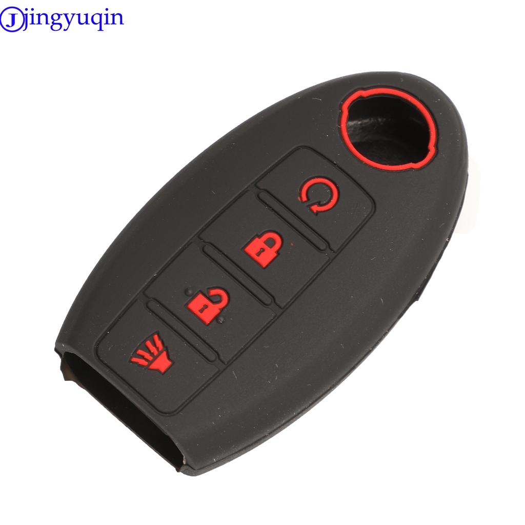 Jingyuqin Key Fob Case Cover For Nissan Qashqai J10 J11 X-Trail T31 T32 Kicks Tiida Pathfinder Murano Note Juke Micra Almera