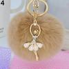 Брелок с меховым шариком ангела, сумочка, брелок для ключей, автомобильный брелок