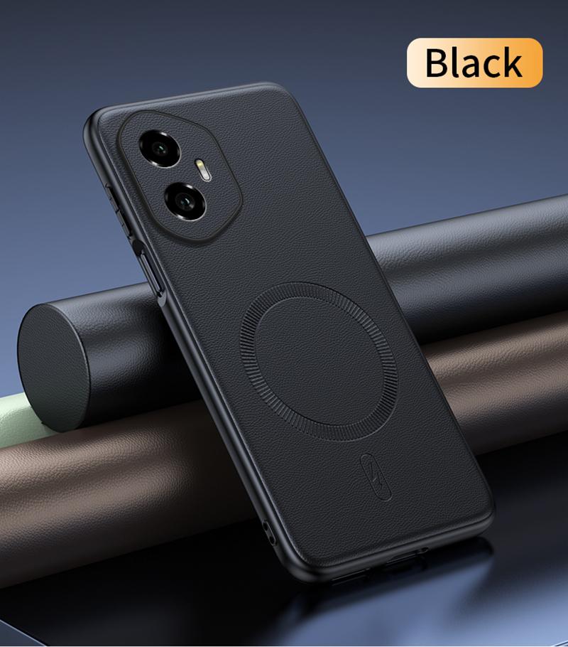 Для Honor 300 Чехол Магнитная Кожаная Защитная Крышка Для Honor 300 Высокое Качество Защита от Отпечатков Пальцев Нескользящий PC+TPU