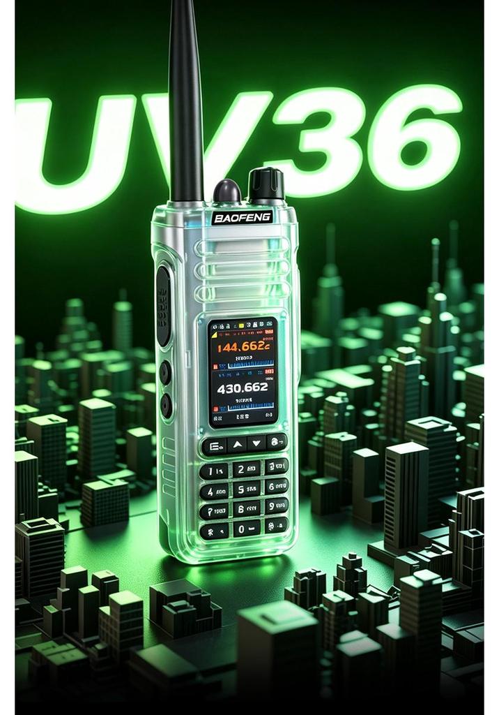 Bluetooth-рация Baofeng UV-36 - Новая модель с одноклавишным сопряжением частот для командных автопутешествий.