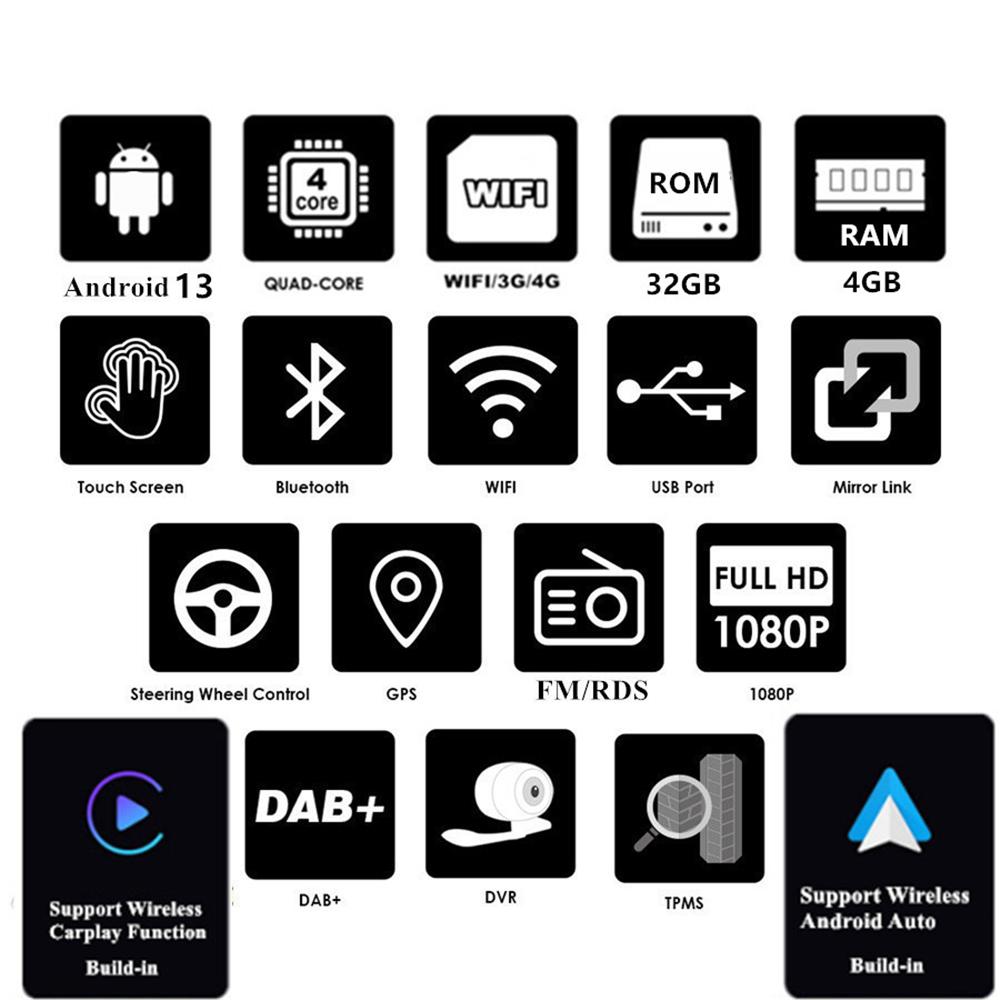 Mustang navigation all-in-one machine 10-14-original car style 9.7-inch top with built-in CP