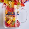 Стеклянная кружка LASSIETTE JELY BEAR (430ml) Посуда Синий