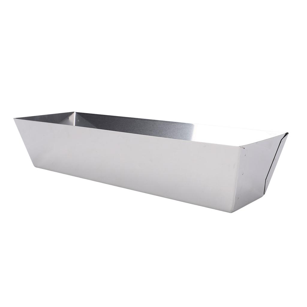 14-дюймовый поддон для грязи 210 из нержавеющей стали, высокопрочный, гладкий, гипсокартонный лоток для инструментов, ведро для цемента