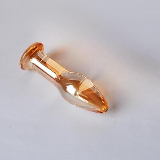 Золотая стеклянная палочка из хрусталя Pyrex Crafts Jewelry Домашнее украшение Секс-игрушка