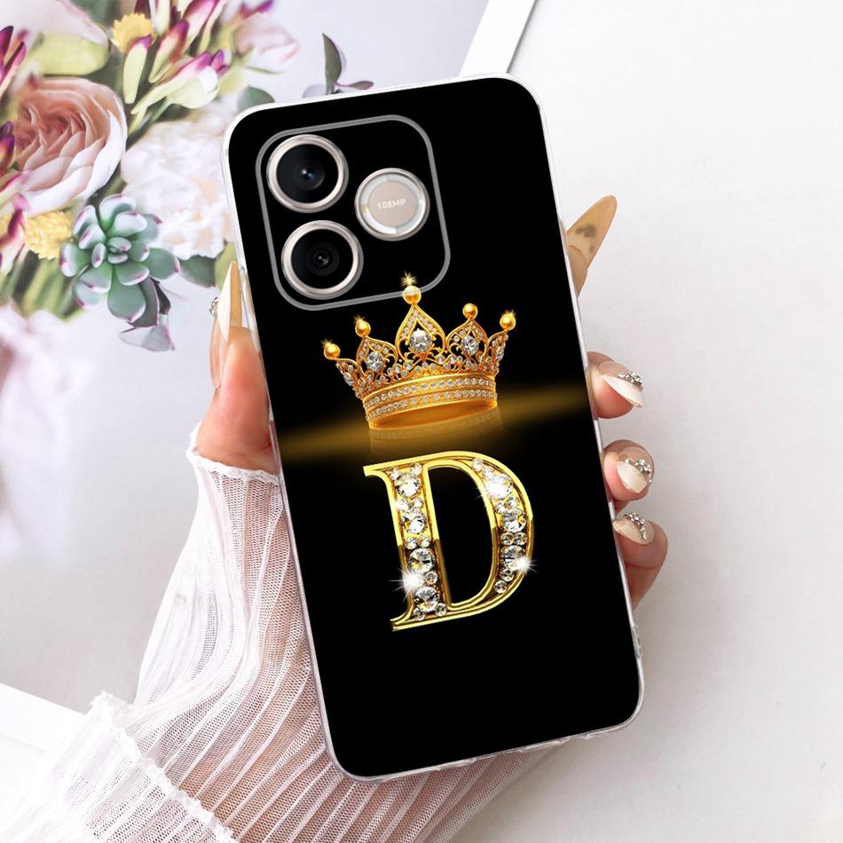 Для Honor 600 Lite Honor600 2026 Модный чехол для телефона с буквой-короной Для Honor 600 600Lite 5G Мягкие силиконовые TPU чехлы
