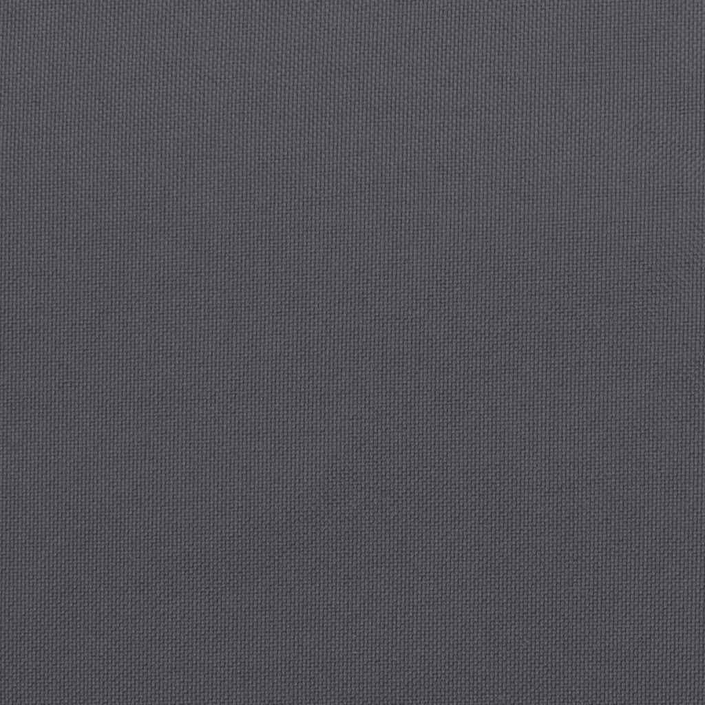 Garden Chair Cushions 6 pcs Anthracite 50 x 50 x 3 cm Oxford Fabric