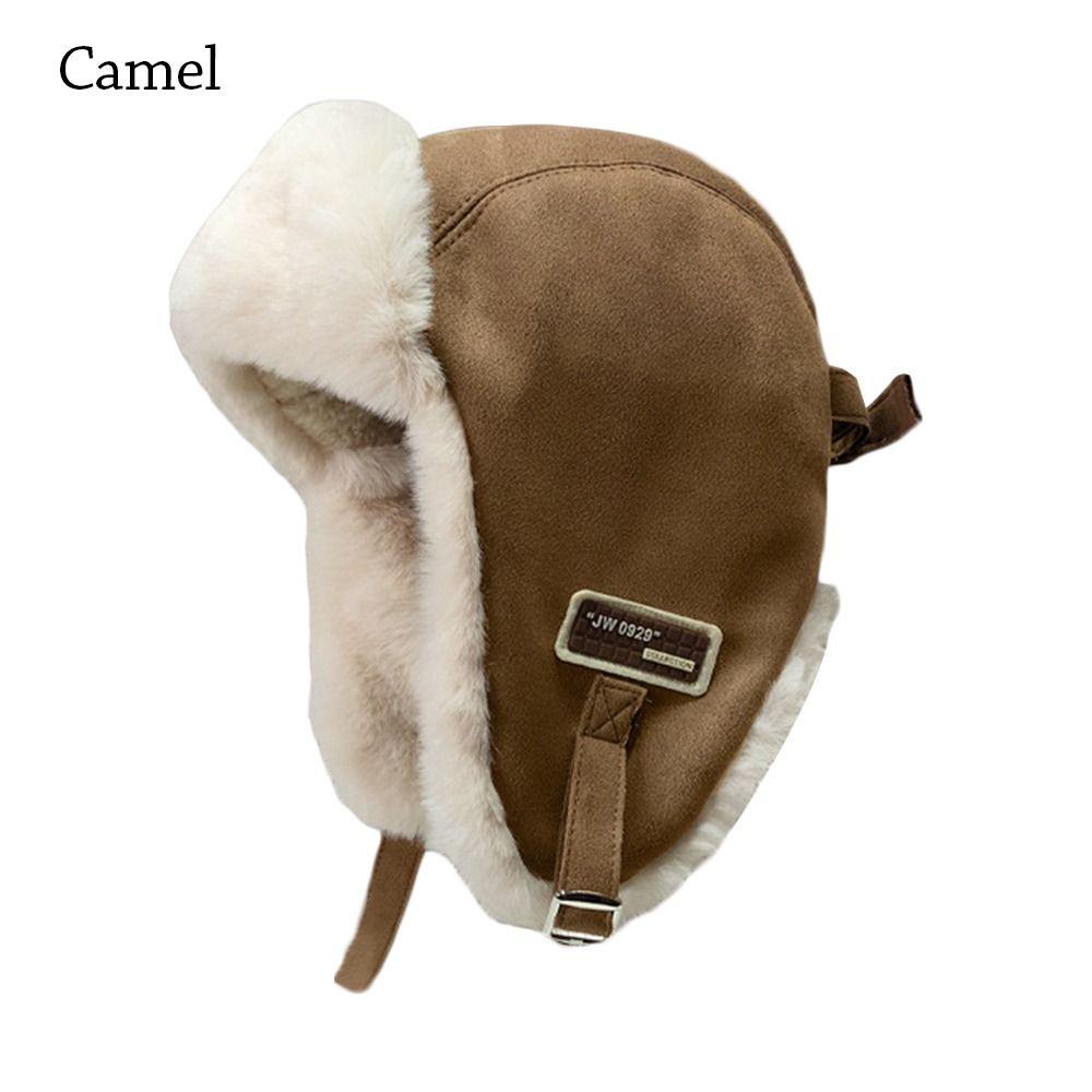 Thick Bomber Hat Warm Ushanka Fur Hat Outdoors Winter Cap for Men Women