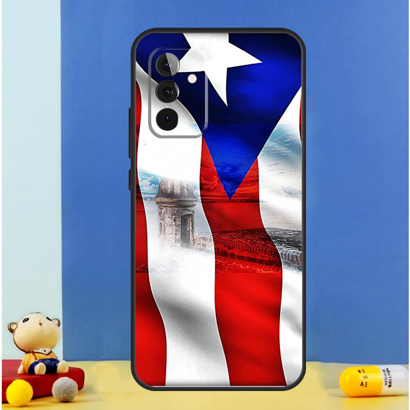 Puerto Rico Flag Case For Samsung Galaxy A56 A52 A53 A16 A26 A36 A55 A35 A15 A32 A12 A33 A13 A14 A34 A54 A17