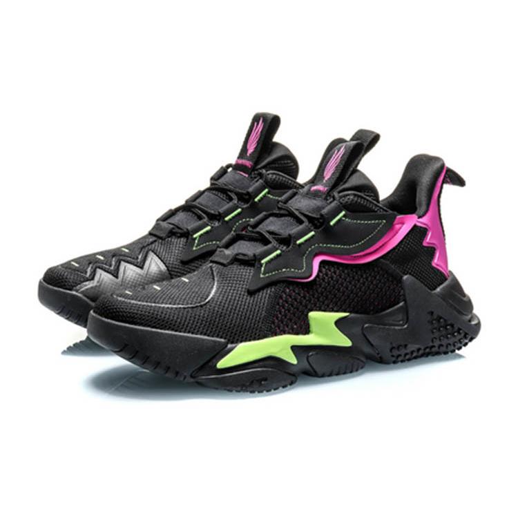 Li Ning CF Амортизация Скользкая Устойчивая к истиранию Амортизация Скользкая Устойчивая к истиранию Низкие AGLQ079-3