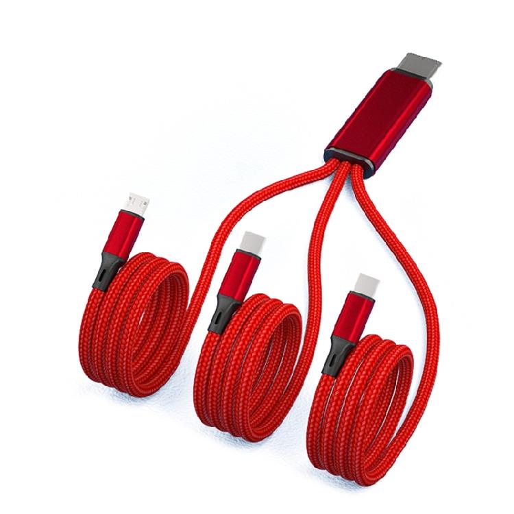 USB C на USB C Micro USB Коннектор Быстрозарядный Шнур для Мобильного Телефона