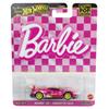 Hot Wheels Pop Culture Barbie 65th Anniversary Corvette Vehicle Toy Mini Car Ages 3 and Up Pink HVJ51 - C8.R