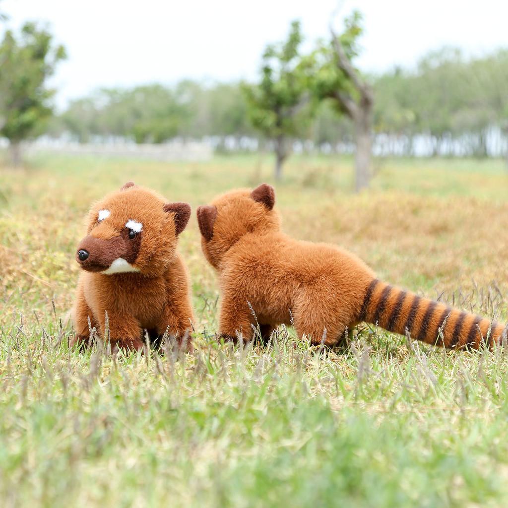South American Coati Raccoon Plush Doll Animal Cushion Birthday Children Present