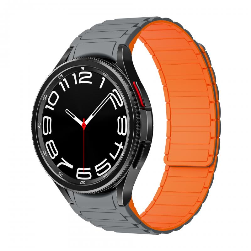 Силиконовый ремешок без зазора для Samsung Galaxy Watch 5 Pro 45 мм 6/4 Classic 47 мм Магнитный ремешок для Galaxy Watch 7/6/5/4 40 мм 44 мм Ремень