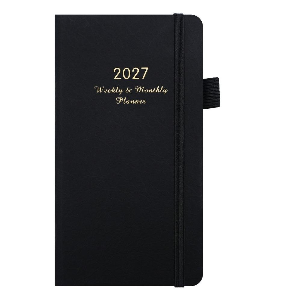 A6 2027 Schedule Planner Notepad Lightweight Office Work Planner To-do List Notebook Yearly Record