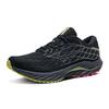 Mizuno Кроссовки Wave Inspire 20 Black Sunny Lime Unisex, серебристые J1GC246401