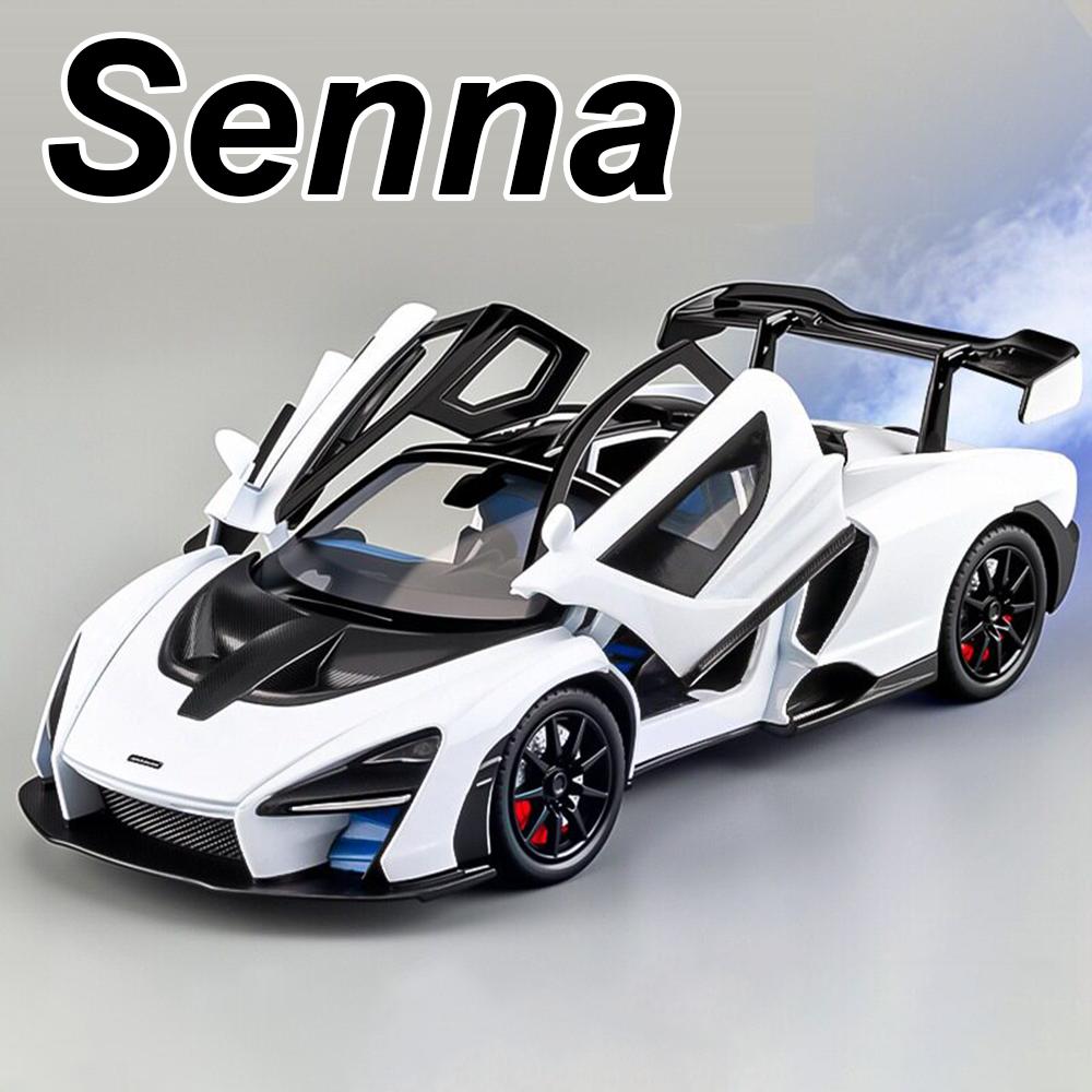 1:24 Литых Модели Машинок Senna Bolide Из Сплава Игрушечные Машинки С Амортизирующими Резиновыми Шинами Машинки С Инерционным Механизмом Для Подарка Другу На День Рождения