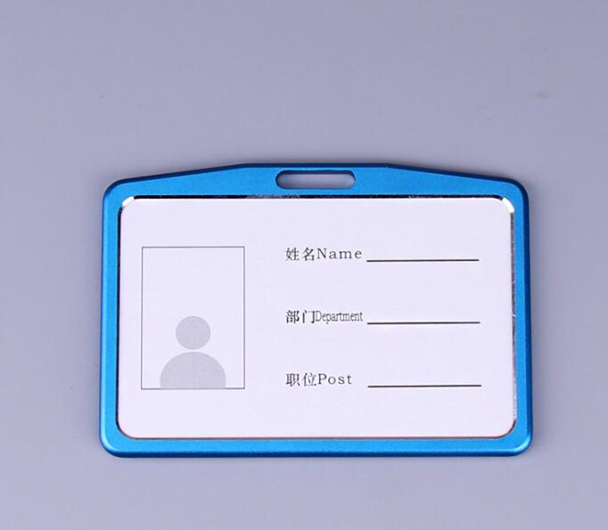 Алюминиевый держатель для визитной карточки с металлическим корпусом